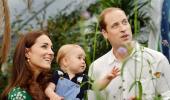 Prince George is king of the world on his first birthday