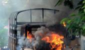 What caused the violent Shia-police clash in Lucknow?