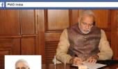 PMO India Facebook page gets over a million 'likes' in 4 days