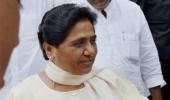 Mayawati demands dismissal of UP govt, stages walkout in RS