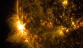 MUST SEE! Sun puts on a fireworks show