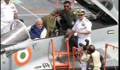 In PHOTOS: PM Modi's day aboard INS Vikramaditya