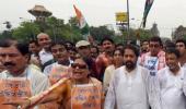 Mamata demands fare hike roll-back; TMC hits the streets