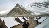 PHOTOS: A snowy trek begins for 7,000 Amarnath yatris