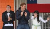 In Chile, Prince Harry does it Gangnam style