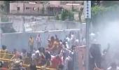Police lathi-charge BJP activists outside UP assembly building