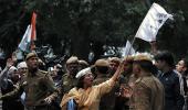 PHOTOS: 'Anarchist' Aadmi Protest on Delhi's streets