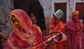 In PHOTOS: Vrindavan widows' 'Rang Barse' moment