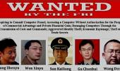 US charges China's army officers with cyber theft