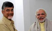 Amid cabinet musical chairs, Naidu meets Modi