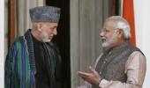 Modi discusses enhancing cooperation, troop withdrawal with Karzai