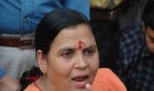 Uma defends Smriti, asks how qualified is Sonia