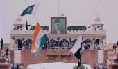 Despite attack, India, Pakistan lower flag at Wagah border