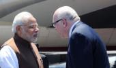 It's bright and sunny, tweets PM Modi as he arrives in Brisbane