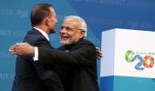 When Modi gave Australian PM a warm hug