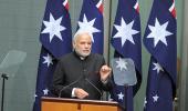 'Rockstar' Modi charms Australian media