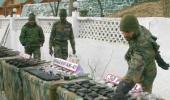 Huge cache of arms, ammunition recovered in Kashmir