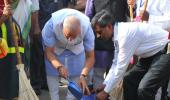 Clean India Mission beyond politics, says Modi