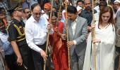 Nita Ambani picks up the broom