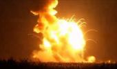 Fireball! NASA rocket explodes seconds after launch