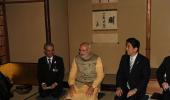 PHOTOS: A relaxed PM Modi bonds with Abe in Japan