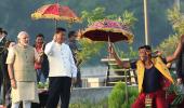 Xi gets a taste of Gujarati culture @ Sabarmati