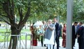 PHOTOS: Modi pays homage to 9/11 terror attack victims