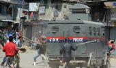 PHOTOS: Protests, stone pelting over clusters for Pandits in Srinagar