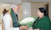 Modi has 'lunch pe charcha' with Jaya at Poes Garden home