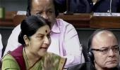 Congress protests against Sushma in Lok Sabha; disrupts Parliament