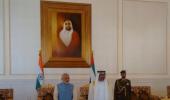 PM Modi arrives in UAE; to discuss terror, trade with top leaders