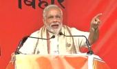 PM hits out at Nitish, asks people to get rid of 'arrogant politician'