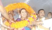 On Rahul's home turf, Smriti Irani calls him a liar