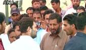 Rahul meets people affected by Pakistani shelling along LoC