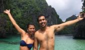 This couple's honeymoon is like nothing you have seen