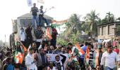 PHOTOS: A sea of support for the Gandhis