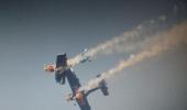 #AeroIndia: 'Flying Bulls' stunt goes awry mid-air