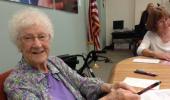 Like! She just turned 107 and she's on Facebook