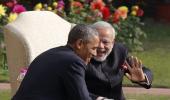 Chai pe charcha, hugs & more: Obama's day out in Delhi