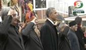 Row over Ansari not saluting when national anthem played out