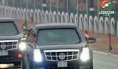 Breaking tradition, Chief Guest Obama arrives in 'Beast' for R-Day