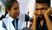 WATCH: Girl thrashes boy who harassed her inside police station