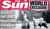 That's the Queen giving a Nazi salute!