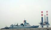 PHOTO: Chinese navy missile destroyer docked at Mumbai