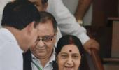 In a tweet, Sushma promises to expose Congress leader in Parliament