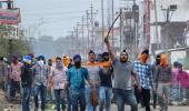 Ignoring curfew, Sikh protesters block Jammu-Pathankot National Highway