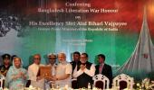 Bangladesh confers Award of Liberation War Honour on Vajpayee