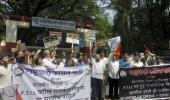 On day 6, FTII students continue to demand for Chauhan's removal