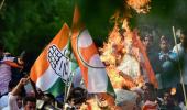 Congress workers burn PM, Swaraj effigies over Modigate