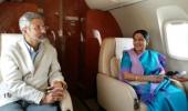 External Affairs Minister  Swaraj in Lanka ahead of Modi visit